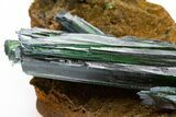Gemmy, Emerald-Green Vivianite Crystal Cluster - Brazil #218215-2